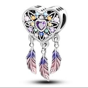 New dreamcatcher pandora style charm